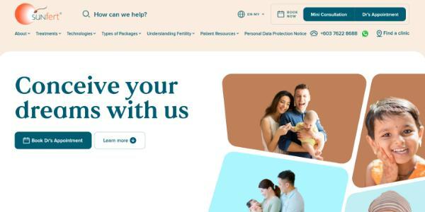  Sunfert International Fertility Centre キャプチャ